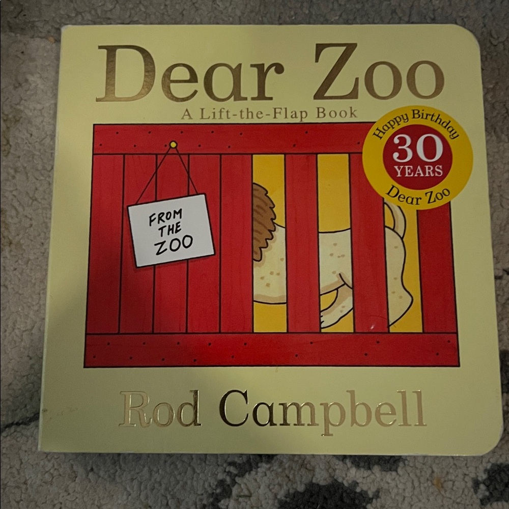 Dear Zoo Lift-the-Flap Book 5/$25